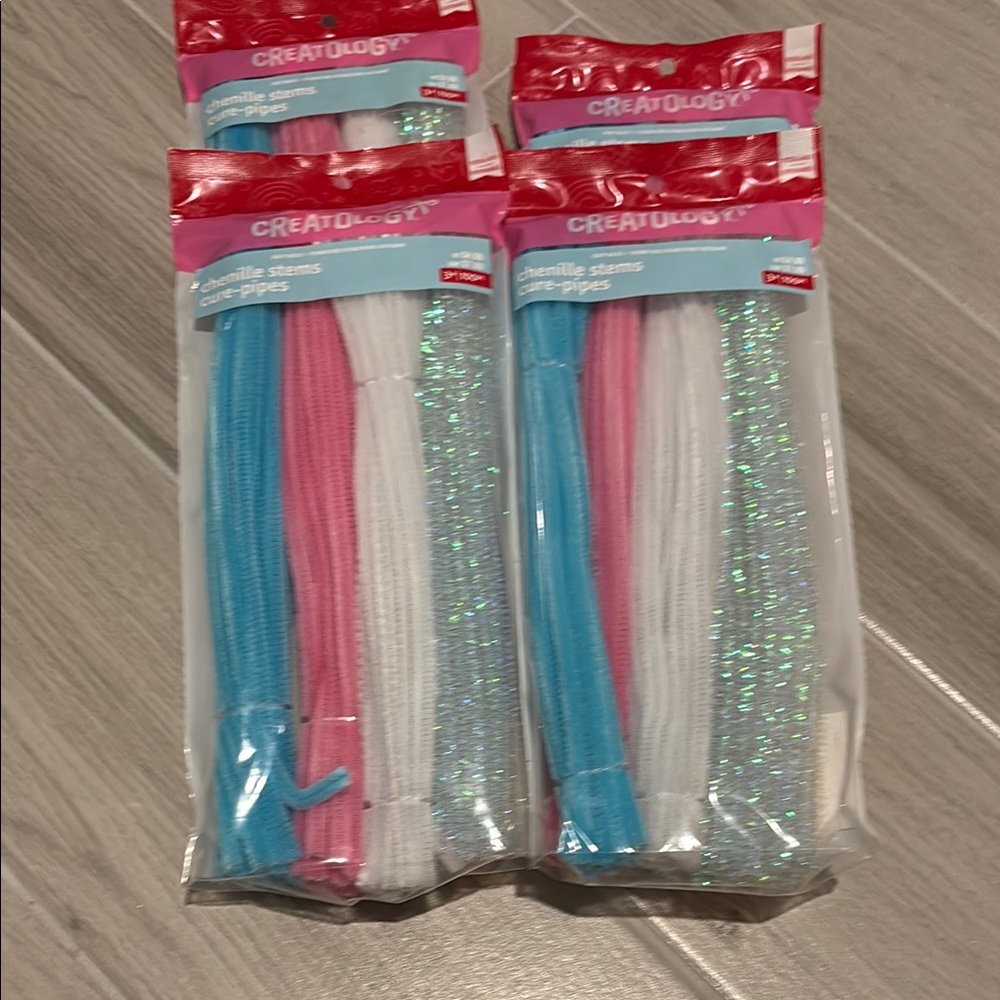 400 Pieces Pipe Cleaners Crafts Craft Supplies inbundle of 4 packs